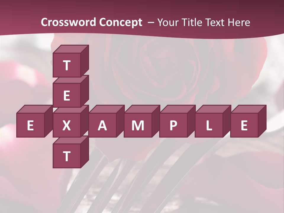 Card Enamoured Romantic PowerPoint Template