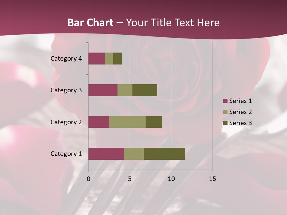Card Enamoured Romantic PowerPoint Template