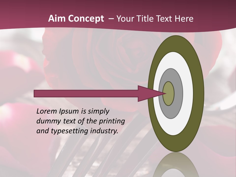 Card Enamoured Romantic PowerPoint Template