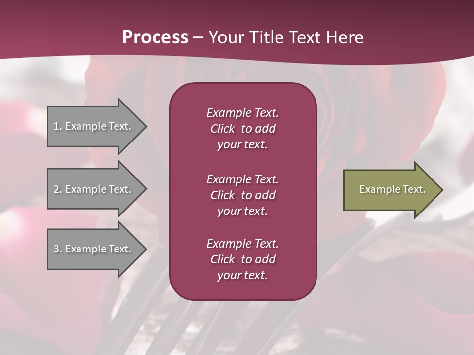 Card Enamoured Romantic PowerPoint Template