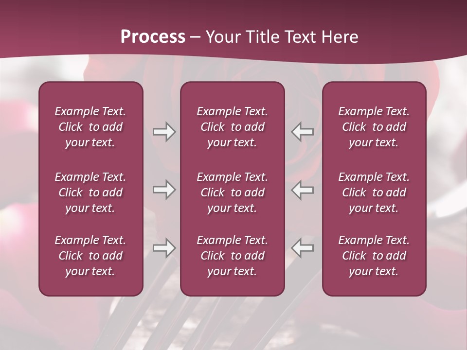 Card Enamoured Romantic PowerPoint Template