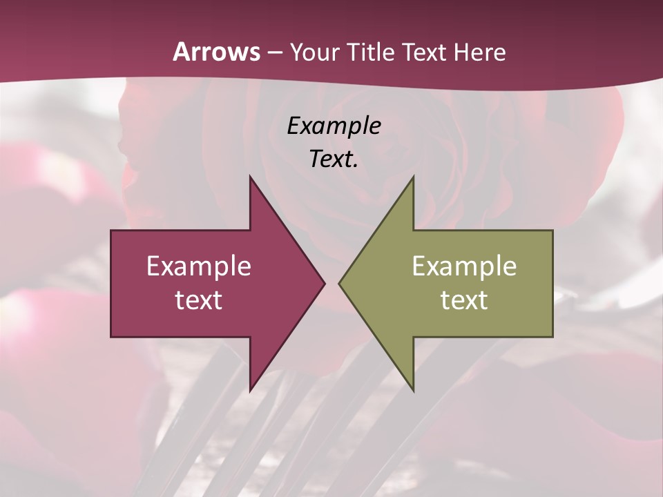 Card Enamoured Romantic PowerPoint Template