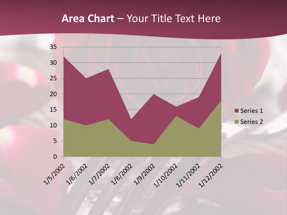 Card Enamoured Romantic PowerPoint Template