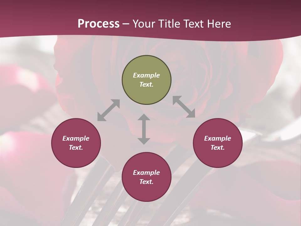 Card Enamoured Romantic PowerPoint Template