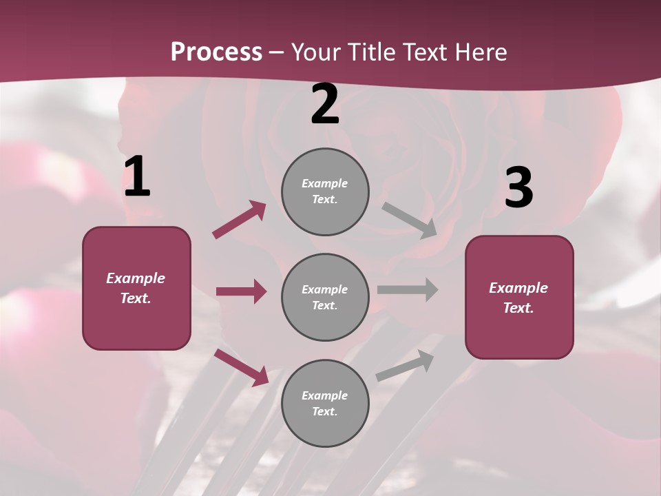 Card Enamoured Romantic PowerPoint Template