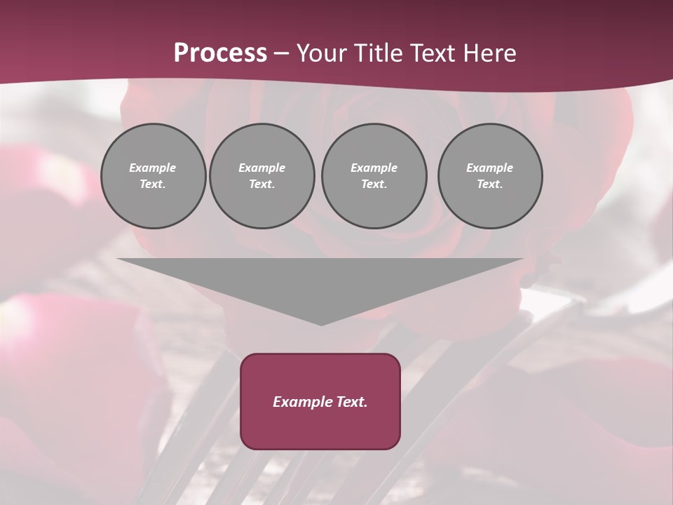 Card Enamoured Romantic PowerPoint Template