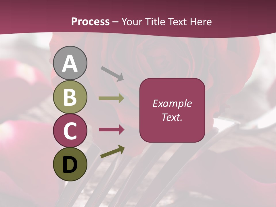 Card Enamoured Romantic PowerPoint Template