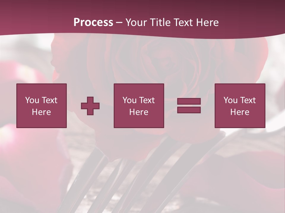 Card Enamoured Romantic PowerPoint Template