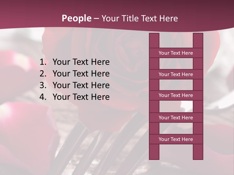 Card Enamoured Romantic PowerPoint Template