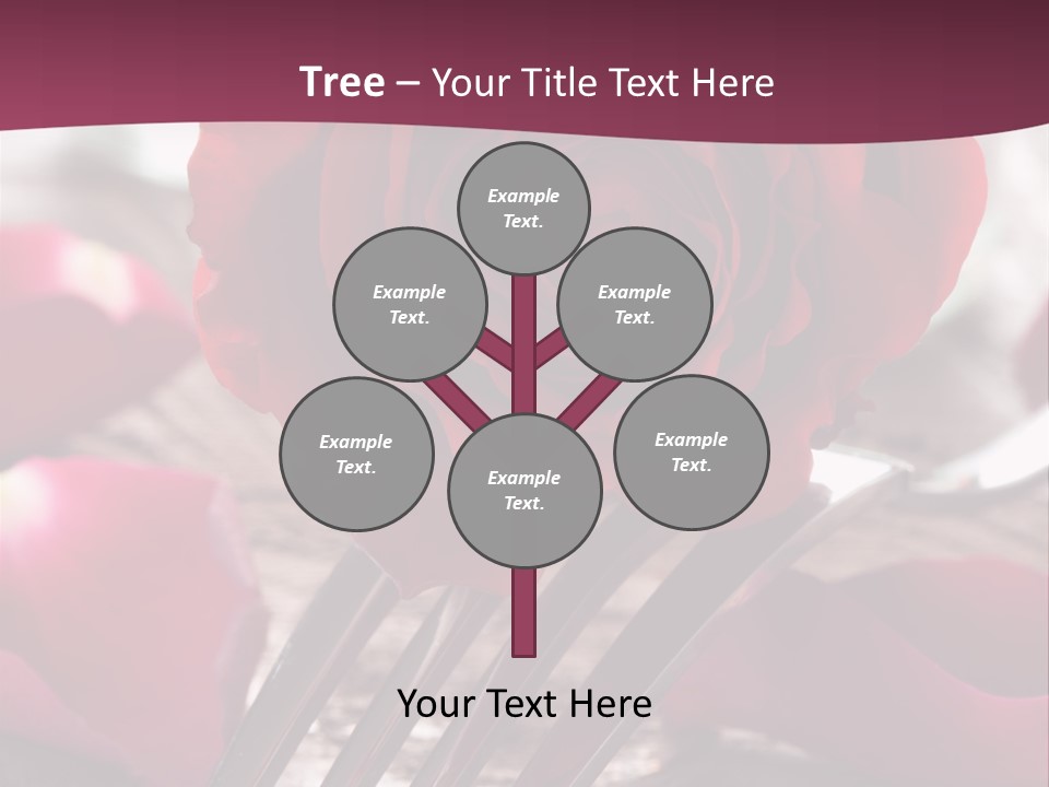 Card Enamoured Romantic PowerPoint Template