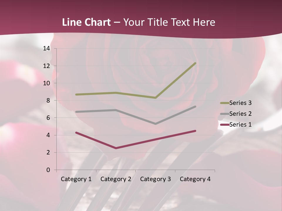 Card Enamoured Romantic PowerPoint Template