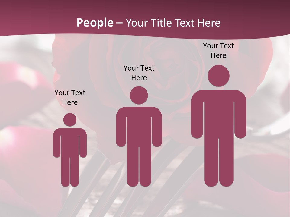 Card Enamoured Romantic PowerPoint Template