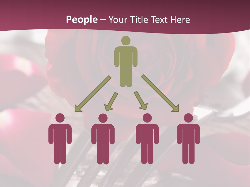 Card Enamoured Romantic PowerPoint Template