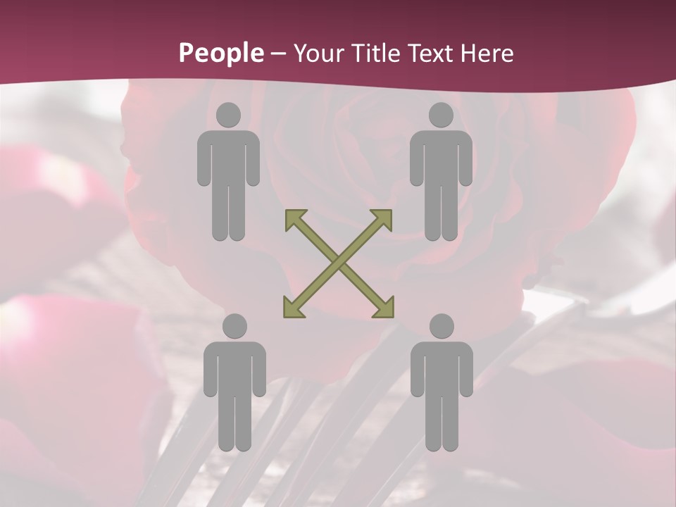 Card Enamoured Romantic PowerPoint Template