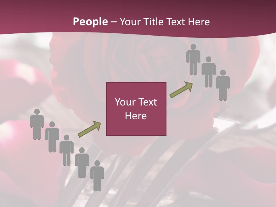 Card Enamoured Romantic PowerPoint Template