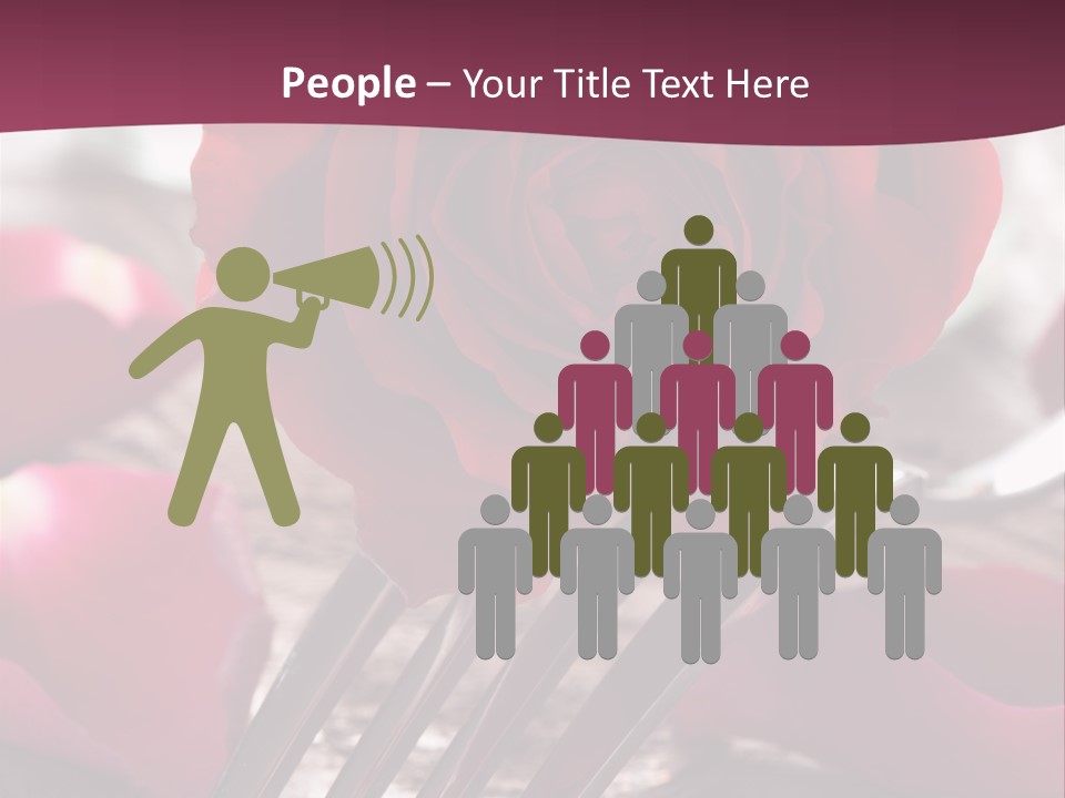 Card Enamoured Romantic PowerPoint Template