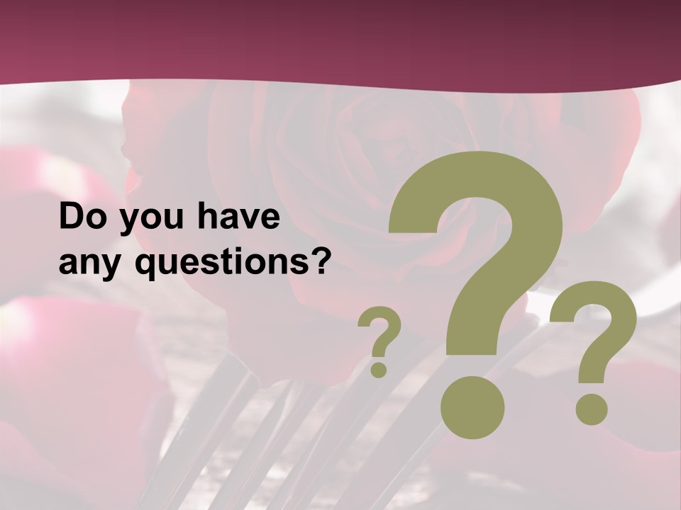 Card Enamoured Romantic PowerPoint Template