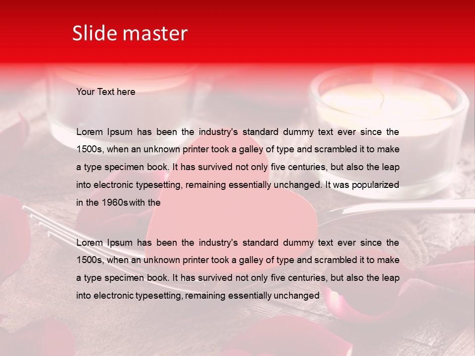 Fork Candle Birthday PowerPoint Template