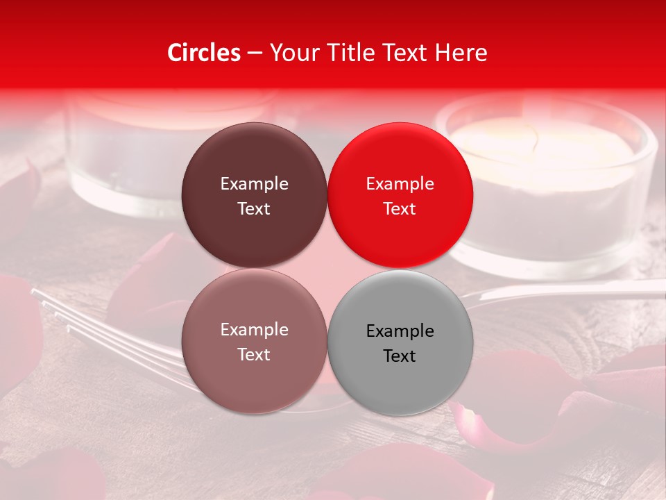 Fork Candle Birthday PowerPoint Template