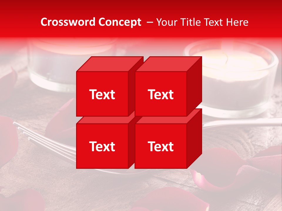 Fork Candle Birthday PowerPoint Template