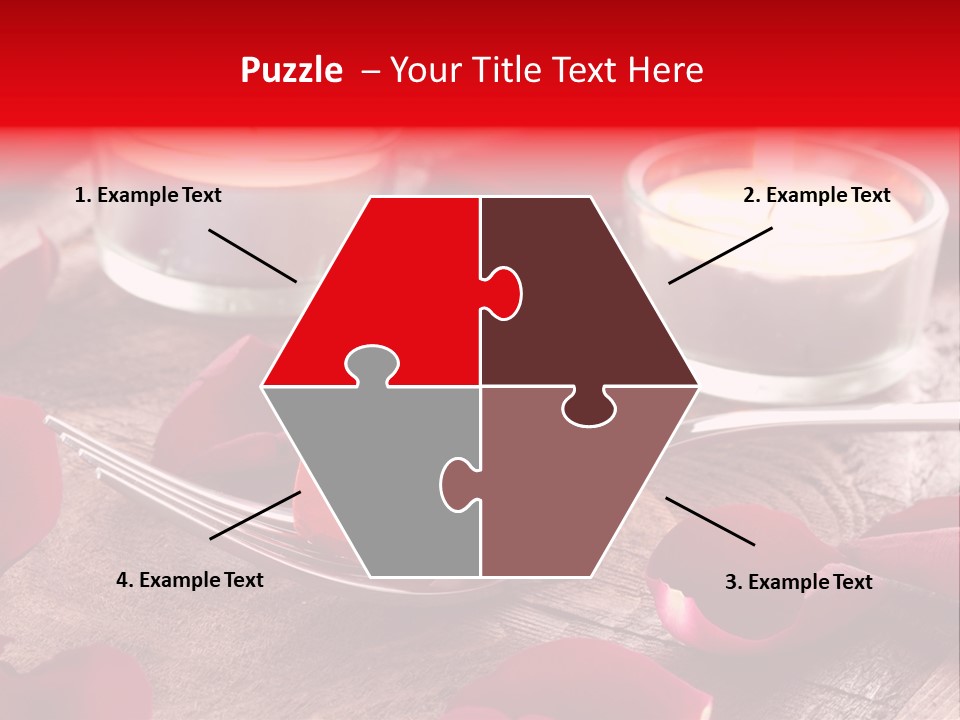 Fork Candle Birthday PowerPoint Template