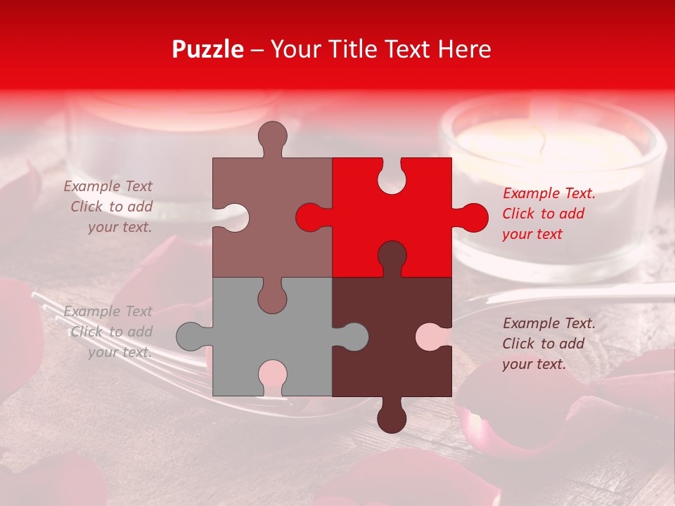 Fork Candle Birthday PowerPoint Template