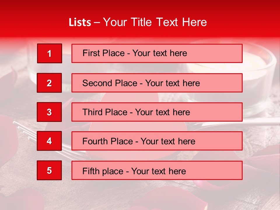 Fork Candle Birthday PowerPoint Template