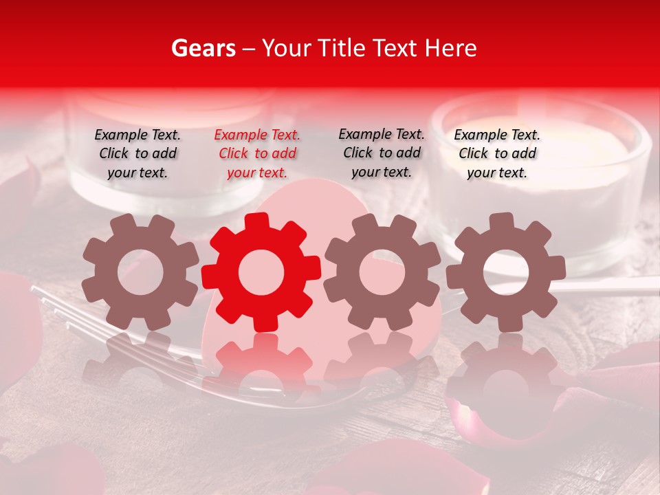 Fork Candle Birthday PowerPoint Template