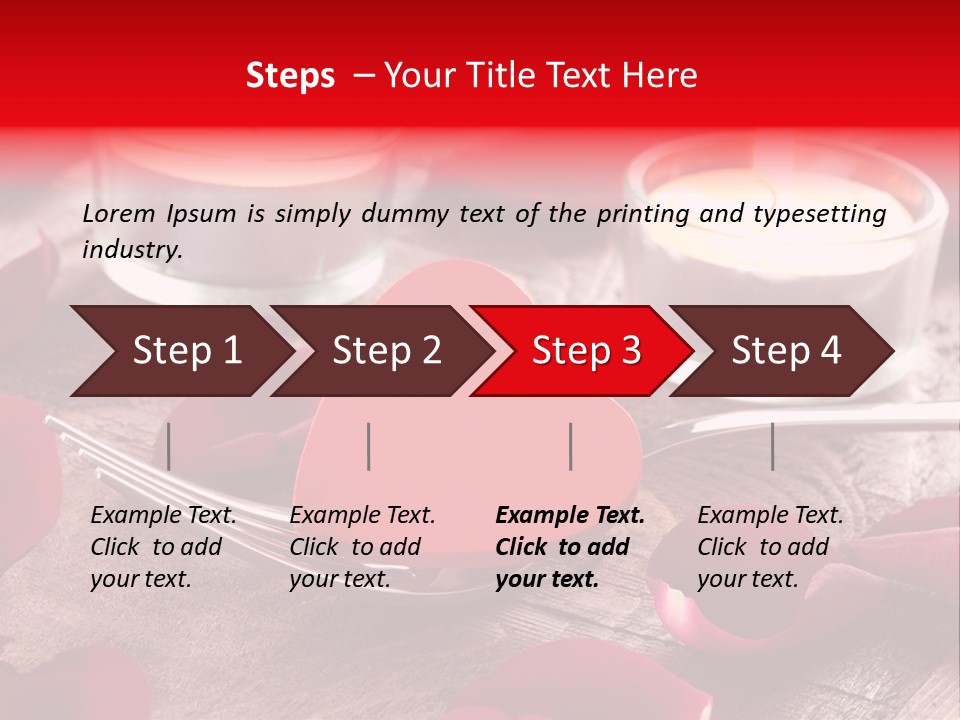 Fork Candle Birthday PowerPoint Template