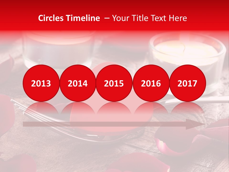 Fork Candle Birthday PowerPoint Template