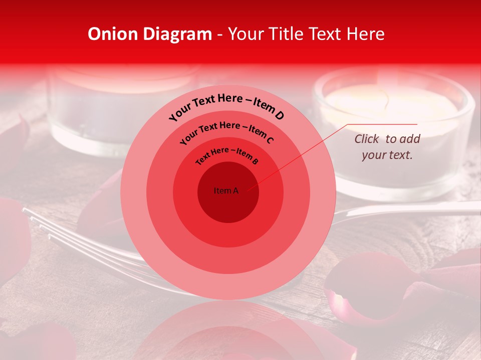 Fork Candle Birthday PowerPoint Template