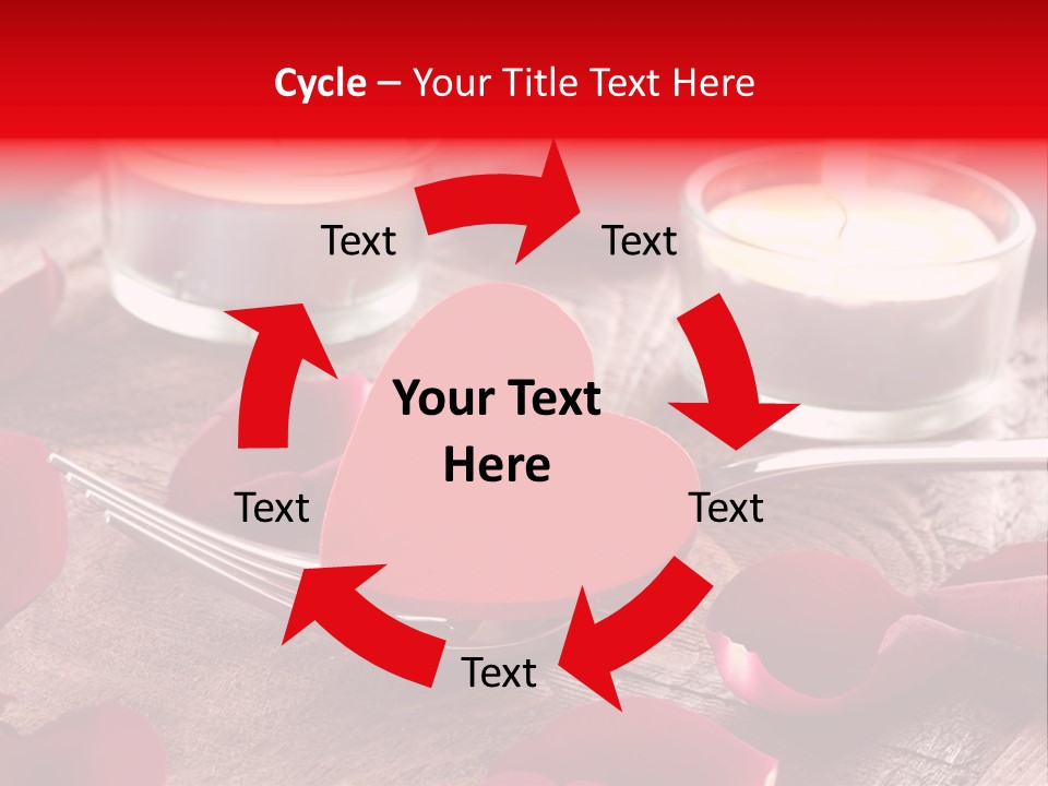 Fork Candle Birthday PowerPoint Template