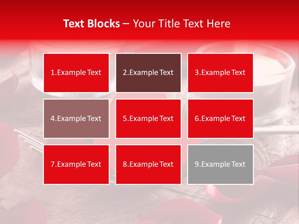 Fork Candle Birthday PowerPoint Template