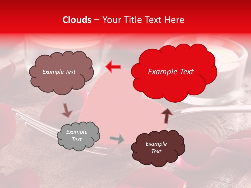 Fork Candle Birthday PowerPoint Template