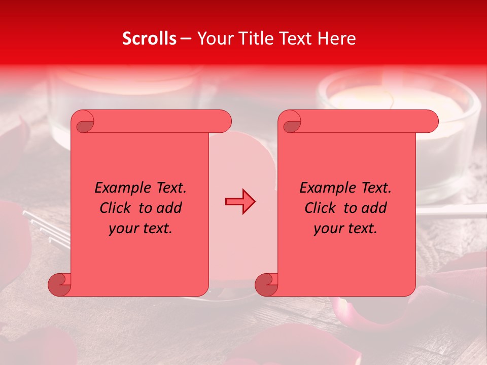 Fork Candle Birthday PowerPoint Template