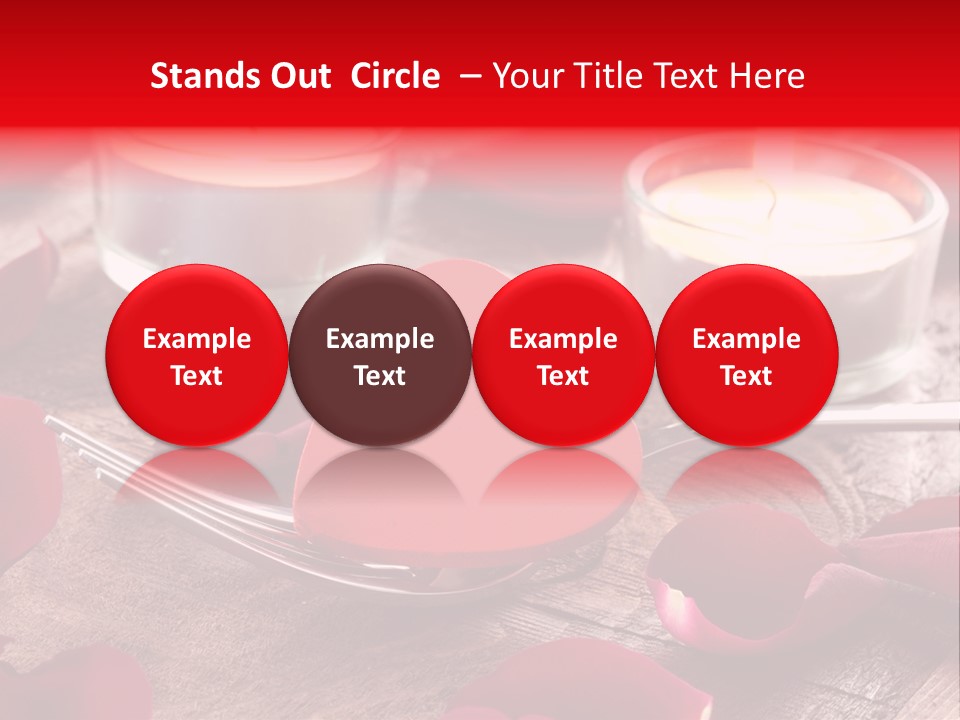 Fork Candle Birthday PowerPoint Template