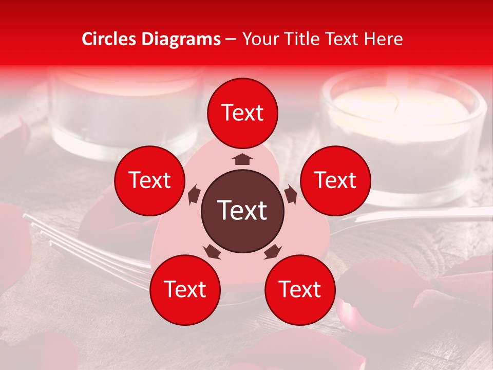 Fork Candle Birthday PowerPoint Template