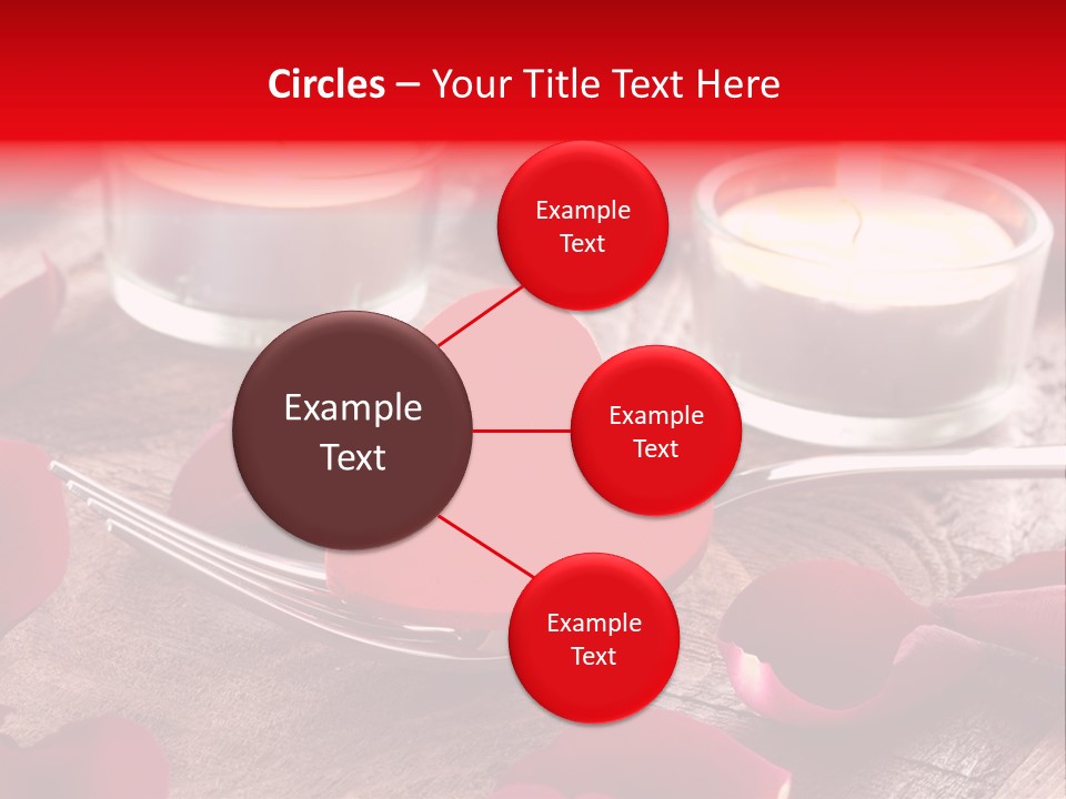 Fork Candle Birthday PowerPoint Template