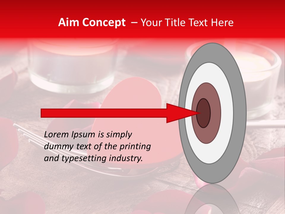 Fork Candle Birthday PowerPoint Template