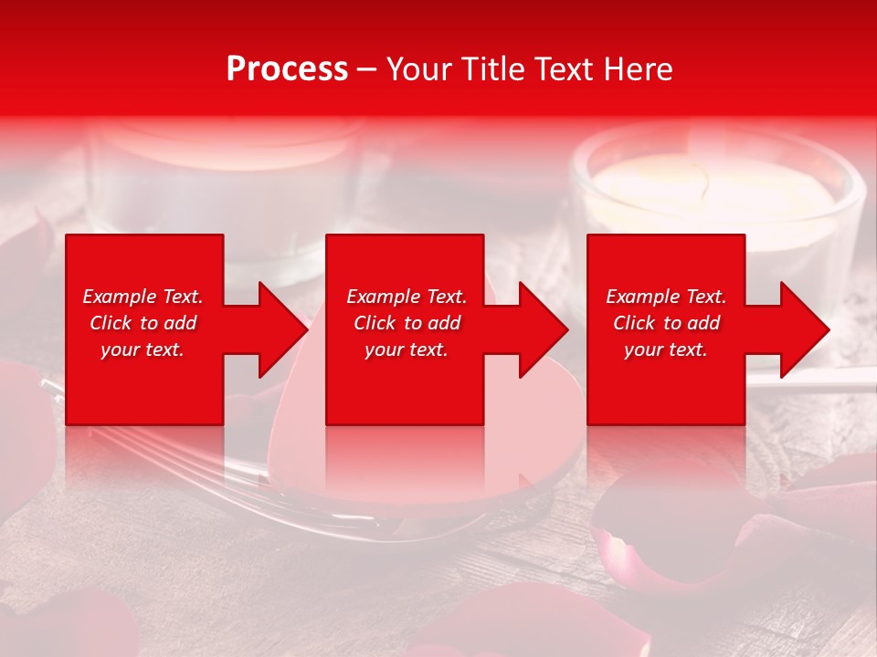 Fork Candle Birthday PowerPoint Template