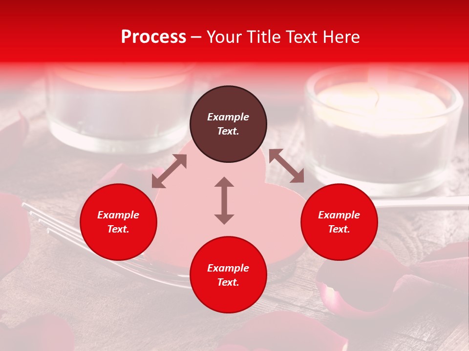 Fork Candle Birthday PowerPoint Template