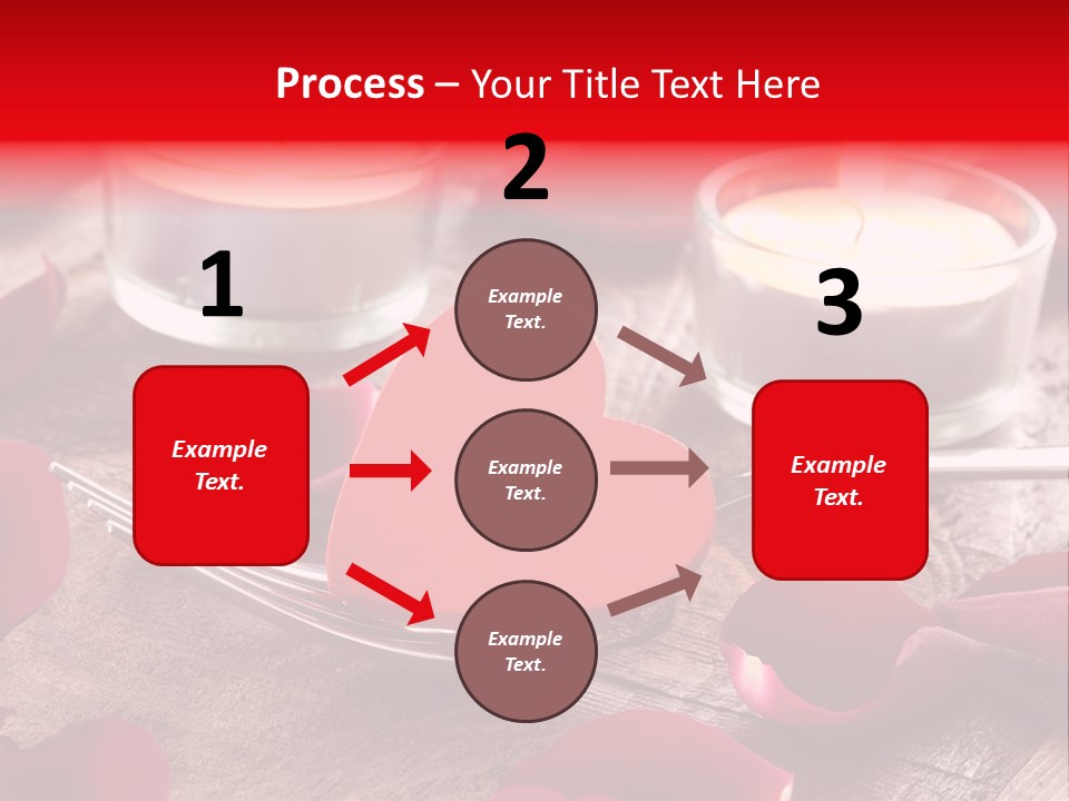 Fork Candle Birthday PowerPoint Template