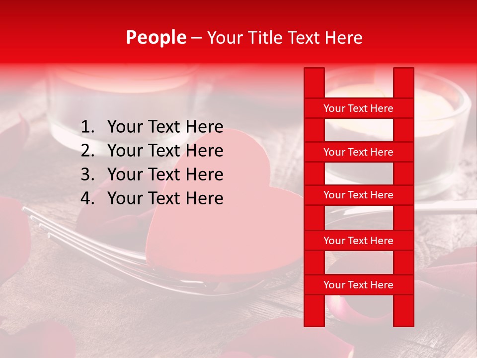 Fork Candle Birthday PowerPoint Template