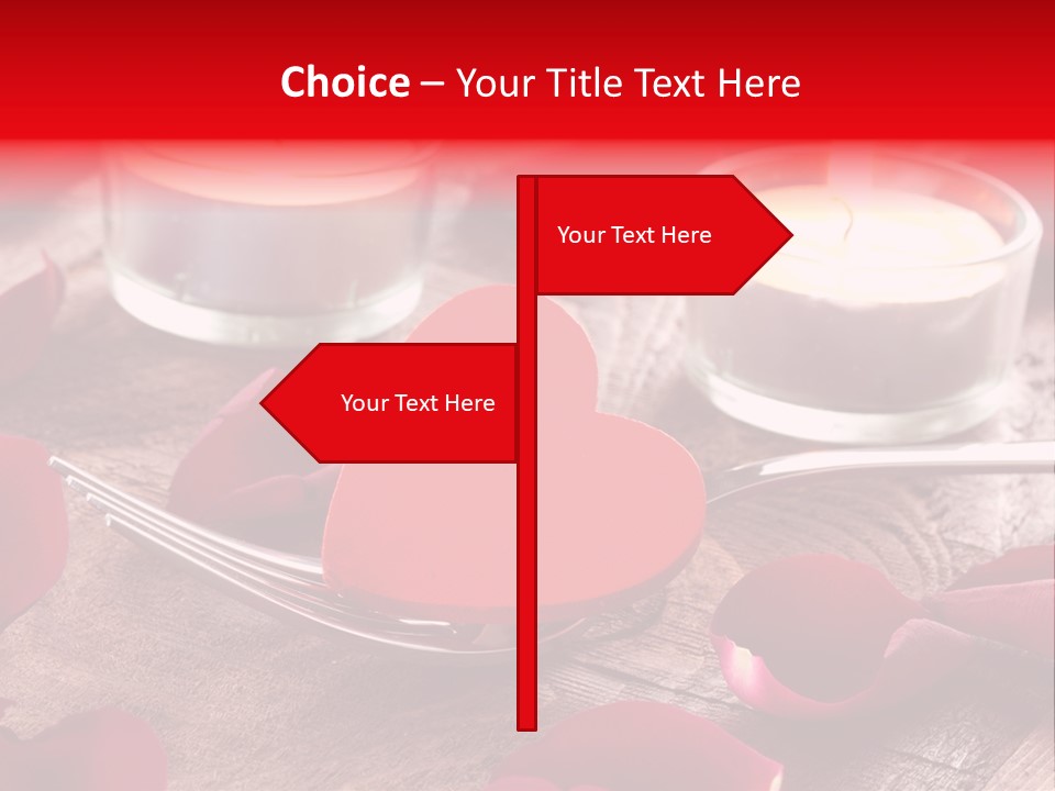 Fork Candle Birthday PowerPoint Template