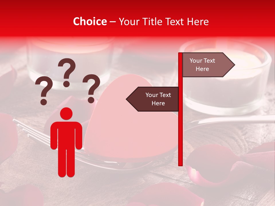 Fork Candle Birthday PowerPoint Template