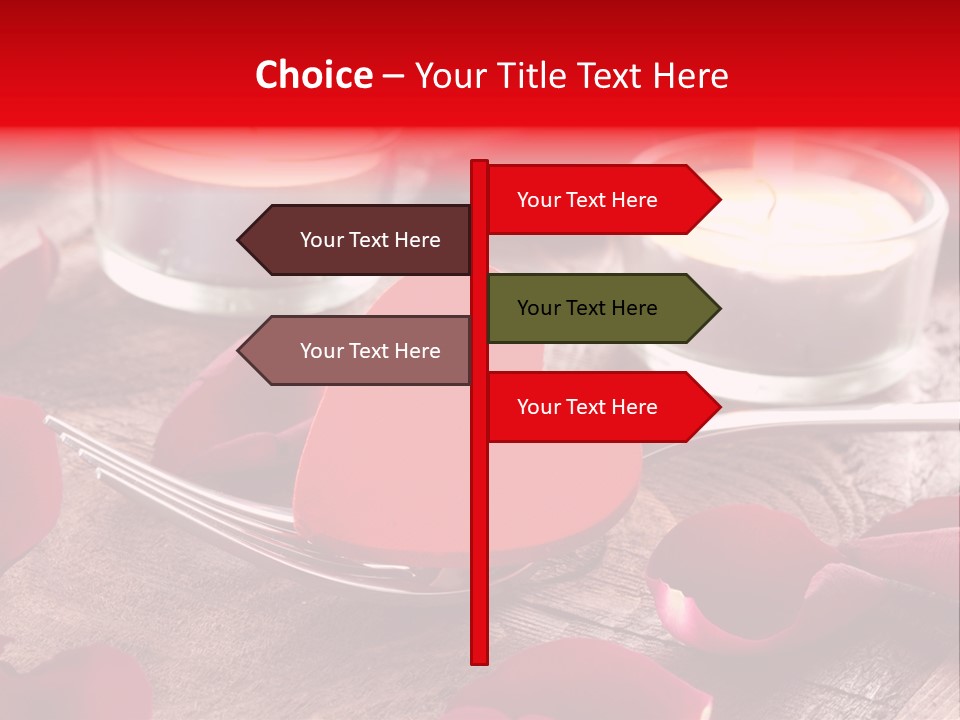 Fork Candle Birthday PowerPoint Template