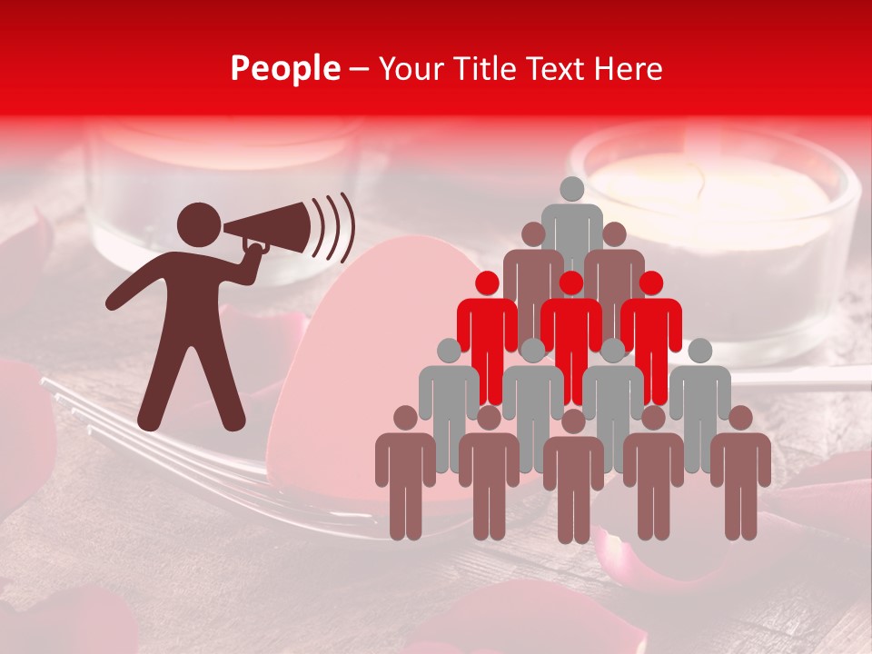 Fork Candle Birthday PowerPoint Template