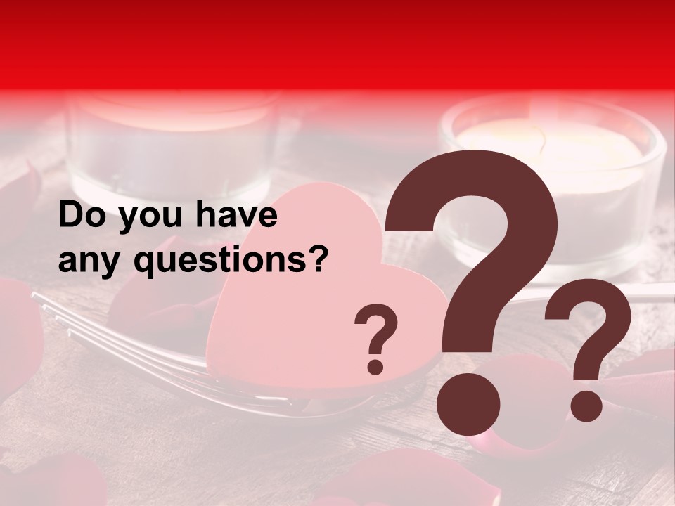 Fork Candle Birthday PowerPoint Template