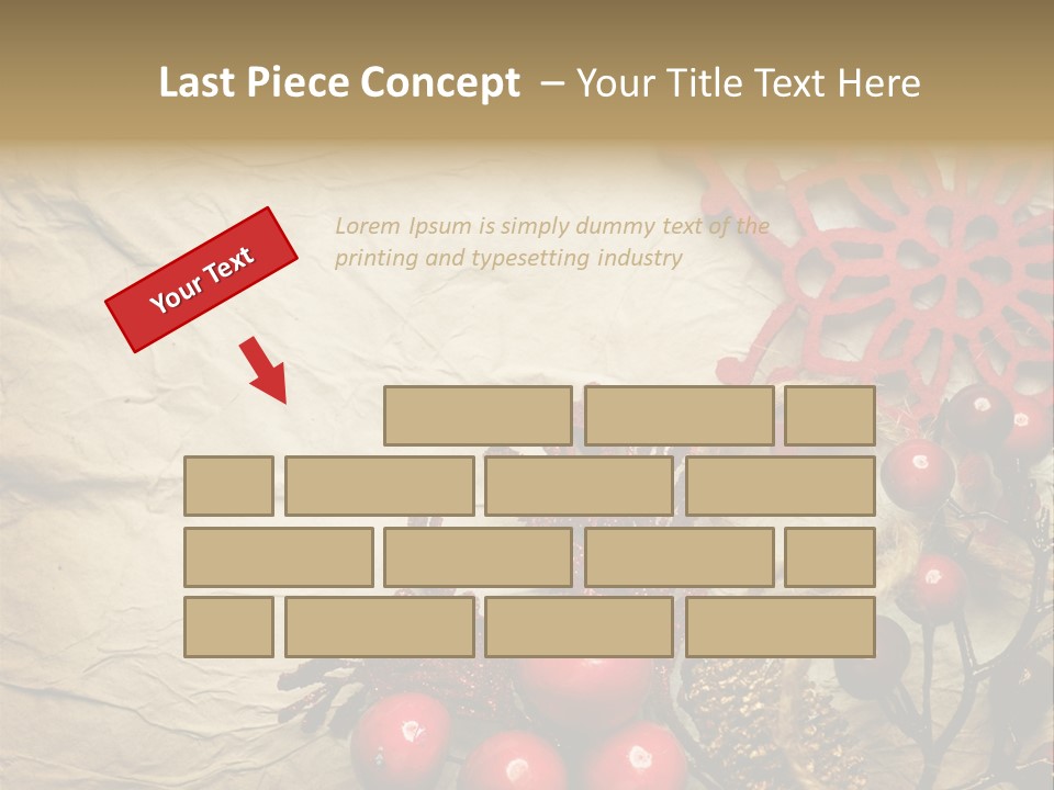 Beautiful Year Gift PowerPoint Template