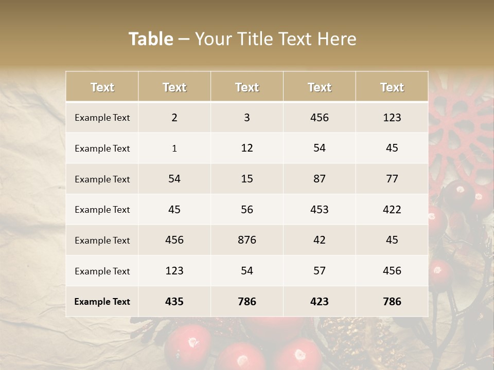 Beautiful Year Gift PowerPoint Template